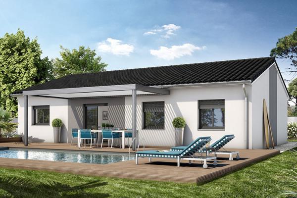 Modèle et plan de maison : Amandier - 90.00 m²