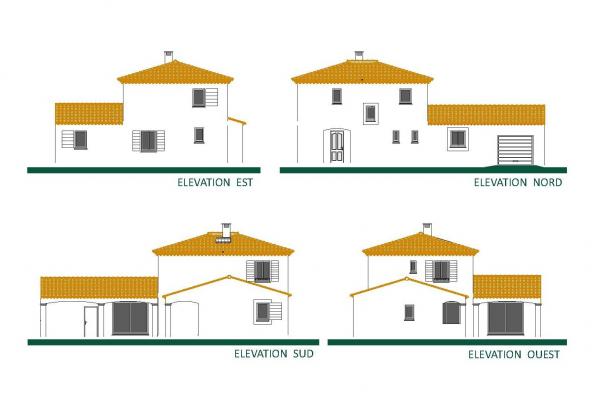 Modèle et plan de maison : Aurore - 127.00 m²