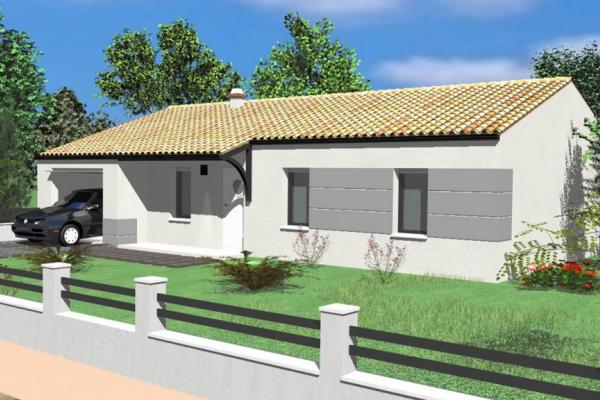 Modèle et plan de maison : BERGERAC Design - 70.00 m²