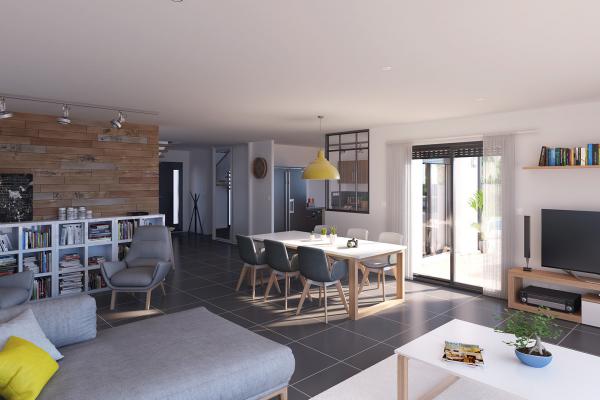 Modèle et plan de maison : BRONZITE - 162.00 m²
