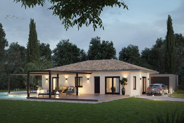 Modèle et plan de maison : CABRERA 118 - 93.00 m²