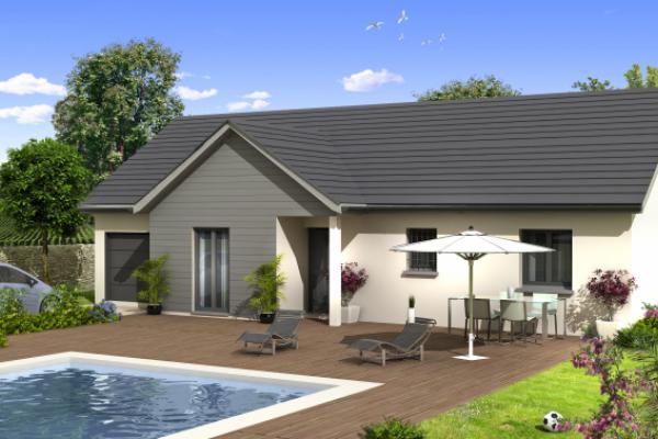 Modèle et plan de maison : CADE - 87.00 m²