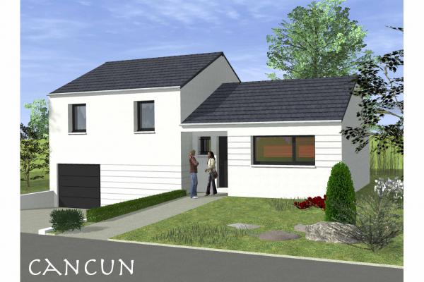 Modèle et plan de maison : CANCUN - 89.00 m²