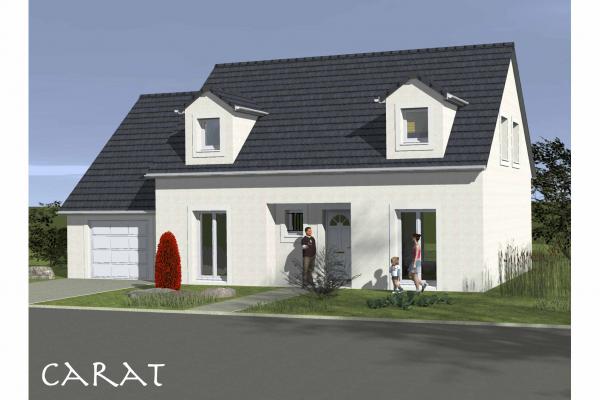 Modèle et plan de maison : CARAT - 126.00 m²