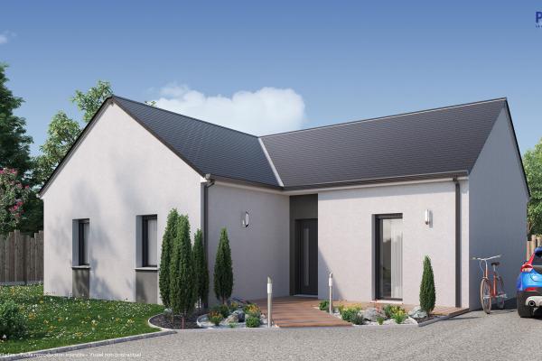 Modèle et plan de maison : CARNEY 76 - 76.00 m²