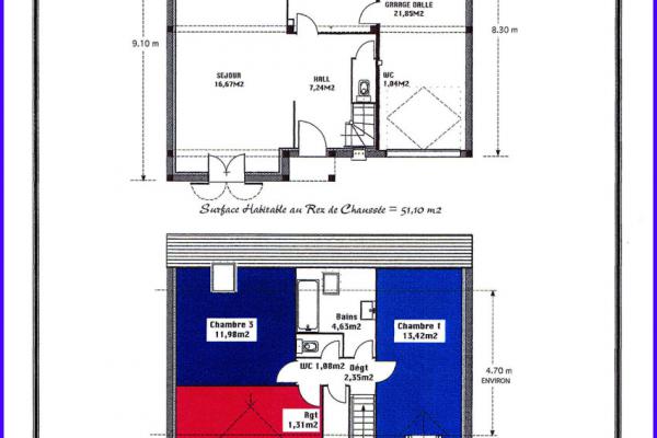 Modèle et plan de maison : Champagne - 98.00 m²