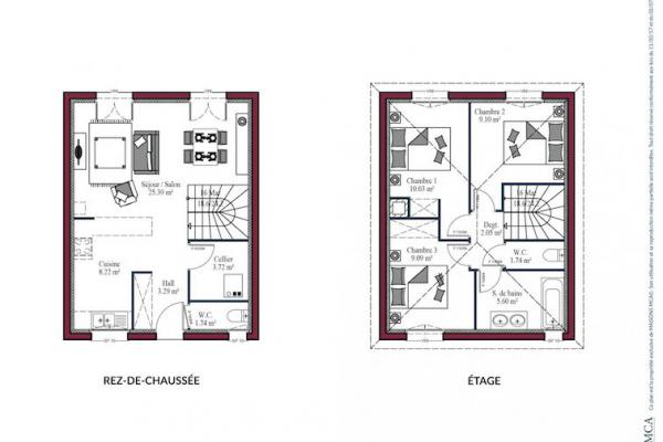 Modèle et plan de maison : CITY - 80.00 m²