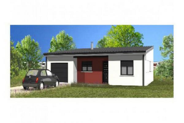 Modèle et plan de maison : CONTEMPORAINE PLAIN PIED - 72.00 m²