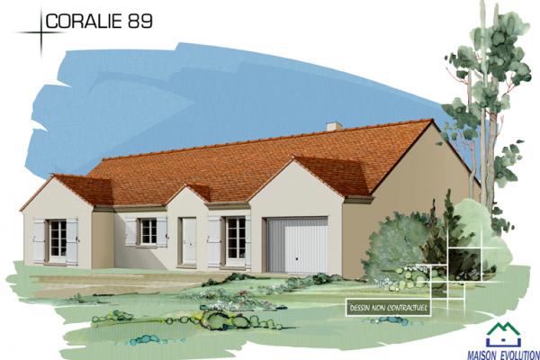 Modèle et plan de maison : Coralie - 89.88 m²