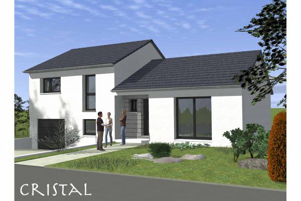 Modèle et plan de maison : CRISTAL C - 101.00 m²