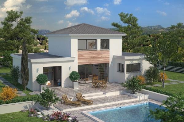 Modèle et plan de maison : Design - 134.60 m²