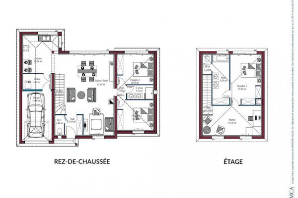 Modèle et plan de maison : DESIGN - 118.00 m²