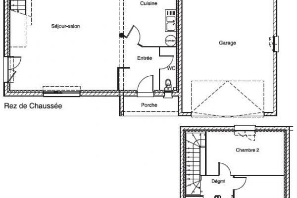 Modèle et plan de maison : Dynamique 87 G - 87.00 m²