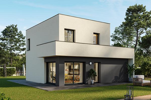 Modèle et plan de maison : Eco Concept R+1 - 90.00 m²