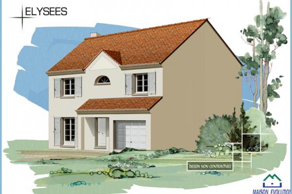 Modèle et plan de maison : Elysées - 105.00 m²