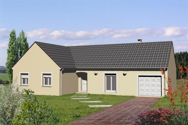 Modèle et plan de maison : Emeraude - 89.00 m²
