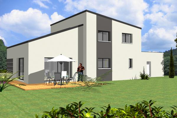 Modèle et plan de maison : Etage cont - 130.00 m²