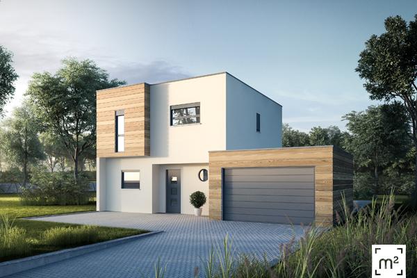 Modèle et plan de maison : EXA - 100.00 m²