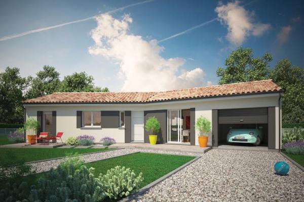 Modèle et plan de maison : GARONNE - 69.00 m²