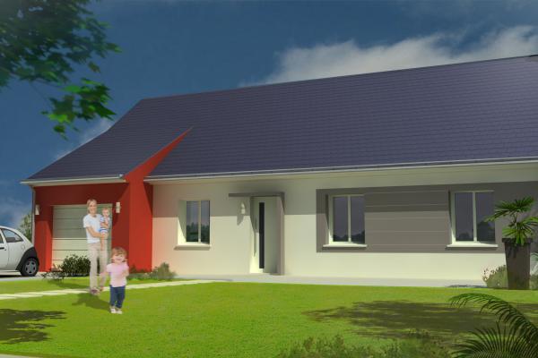 Modèle et plan de maison : Harmonie 124 - 90.48 m²