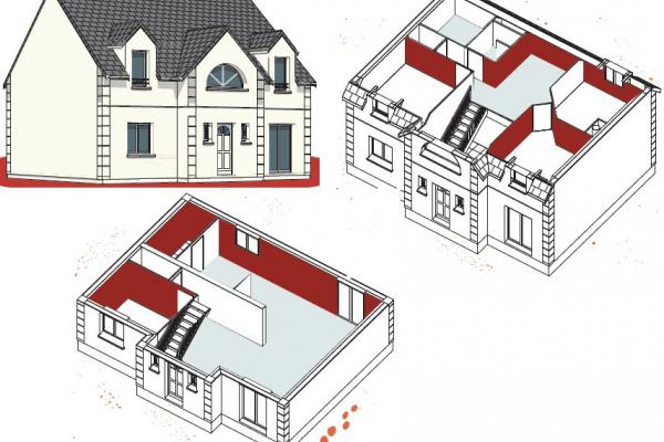 Modèle et plan de maison : Harmonie - 116.00 m²