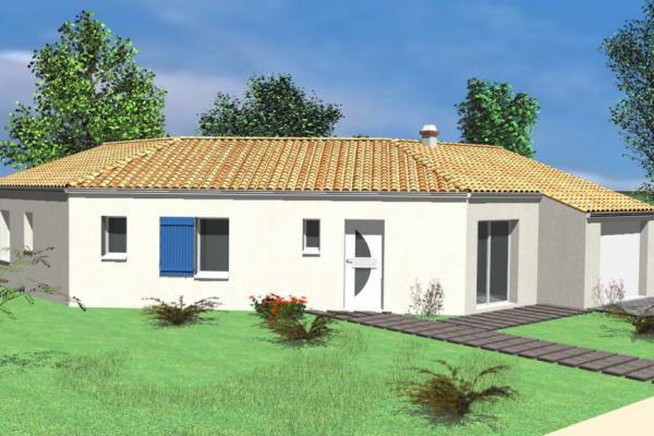 Modèle et plan de maison : HARMONIE Vendéenne - 85.00 m²