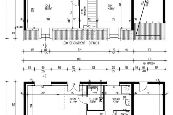 Modèle et plan de maison : HISTOIRE 4.138 - 138.00 m²