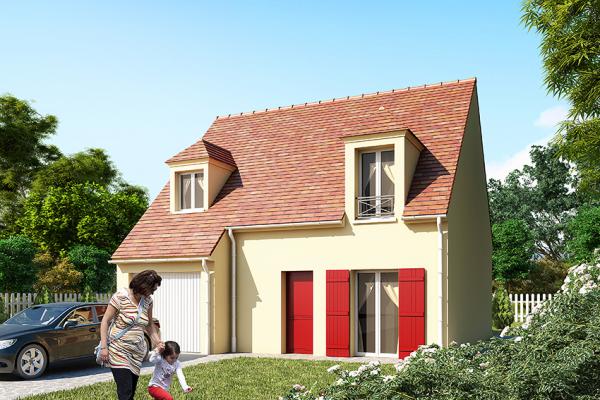 Modèle et plan de maison : IDYLLE 3.097 GI - 97.00 m²