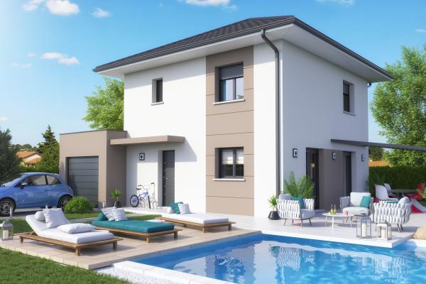 Modèle et plan de maison : Iris (modèle présenté 99m2) - 99.00 m²