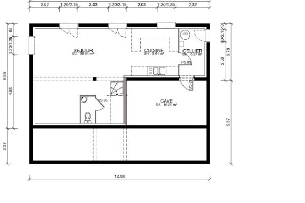 Modèle et plan de maison : Jurasienne 131/111 - 131.00 m²