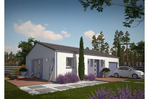 Modèle et plan de maison : Littoral T3 - 63.56 m²