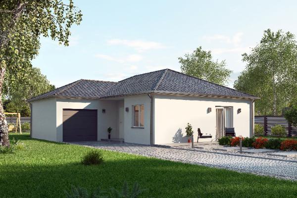 Modèle et plan de maison : Lucia 85 - 85.00 m²
