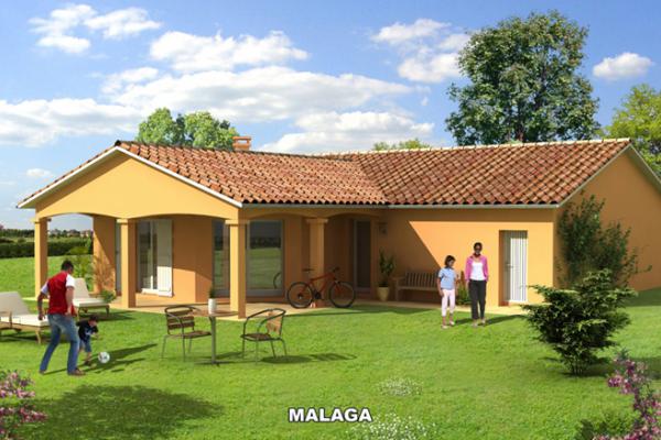 Modèle et plan de maison : MALAGA - 116.00 m²
