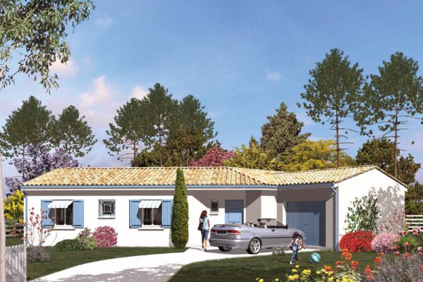 Modèle et plan de maison : Marennes - 105.34 m²