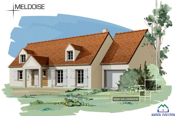 Modèle et plan de maison : Meldoise - 109.00 m²