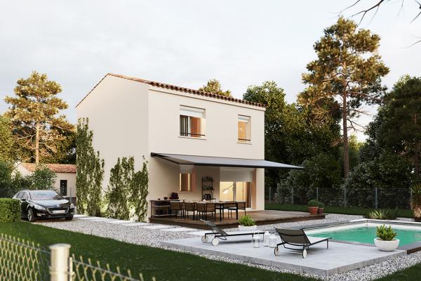 Modèle et plan de maison : MINORQUE etg - 70.00 m²