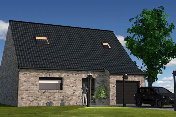 Modèle et plan de maison : Modèle 1bis - 64.00 m²