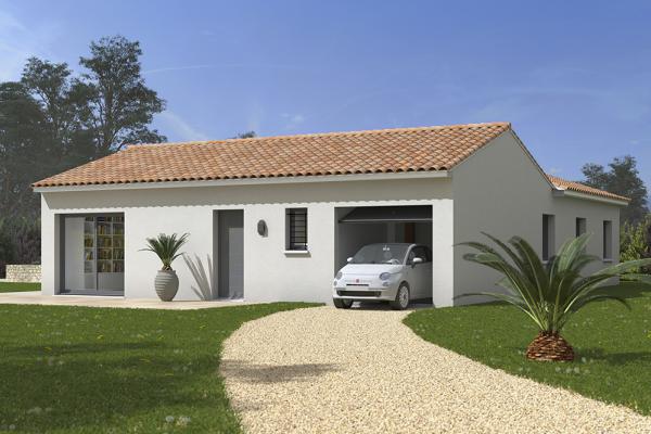 Modèle et plan de maison : Natura - 90.00 m²