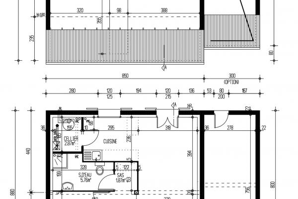 Modèle et plan de maison : NOCTUELLE 1.062 CA - 62.00 m²