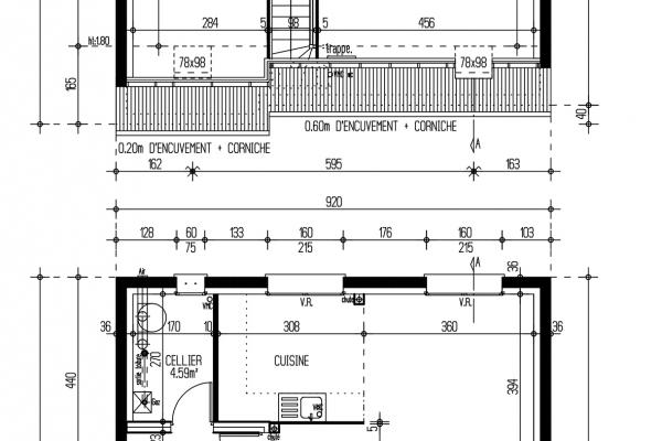 Modèle et plan de maison : NOIR JASPEE 4.092 GI - 92.00 m²