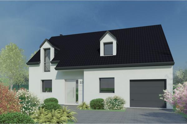 Modèle et plan de maison : PC 23 - 93.00 m²