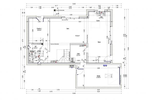 Modèle et plan de maison : PERCE NEIGE C2G-110 - 110.00 m²