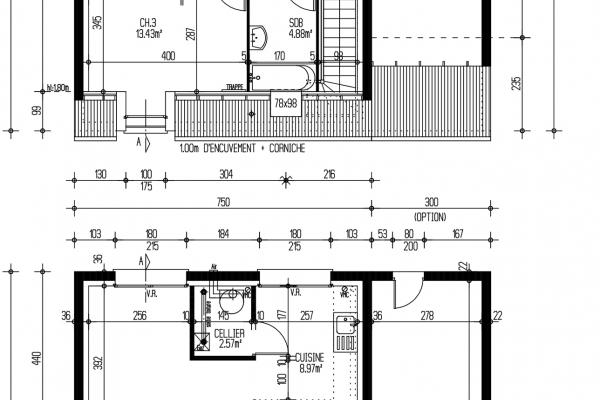 Modèle et plan de maison : PERLE 3.094 - 94.00 m²