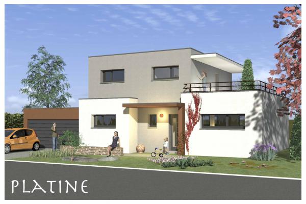 Modèle et plan de maison : PLATINE - 124.00 m²