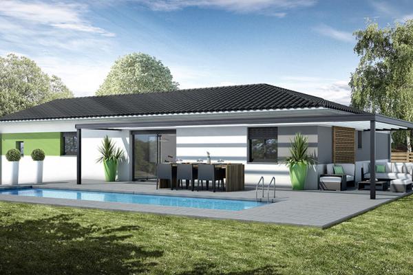Modèle et plan de maison : Pommier - 105.00 m²