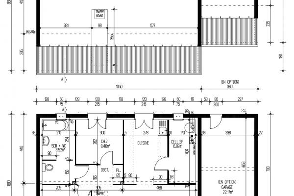 Modèle et plan de maison : SAGESSE 2.077 CA - 77.00 m²