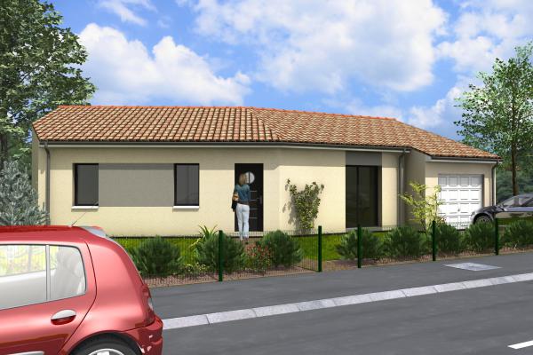 Modèle et plan de maison : sem 11 tuille - 90.00 m²