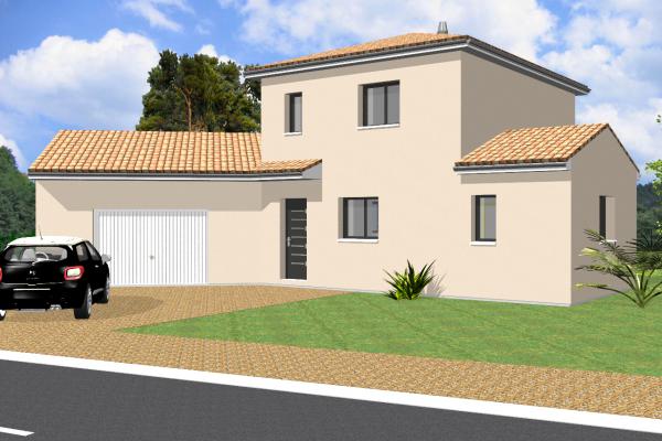 Modèle et plan de maison : sem 13 tuille - 95.00 m²