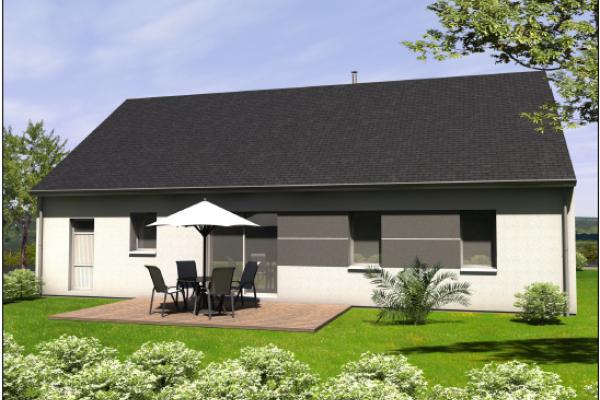 Modèle et plan de maison : sem 15 - 90.00 m²