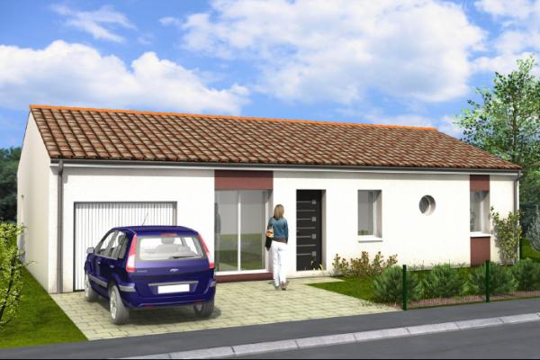 Modèle et plan de maison : sem 16 tuille - 95.00 m²